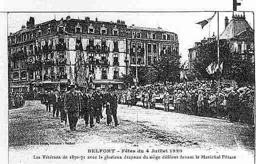 Ville de BELFORT Carte postale ancienne